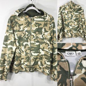 Cato Woman 18/20W Camo Hoodie Zippered Jacket
